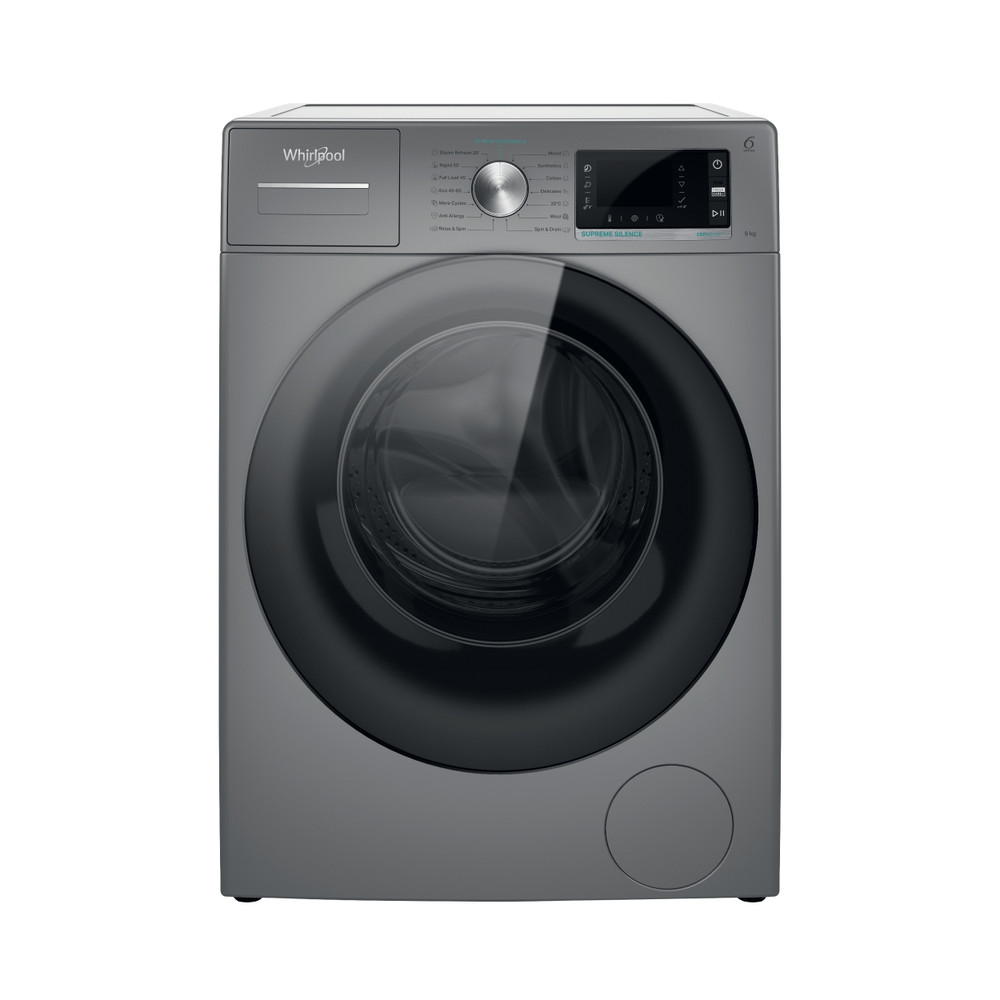 Whirlpool Πλυντήριο Ρούχων W6 W945SB EE (9kg 1351rpm B) Ασημί