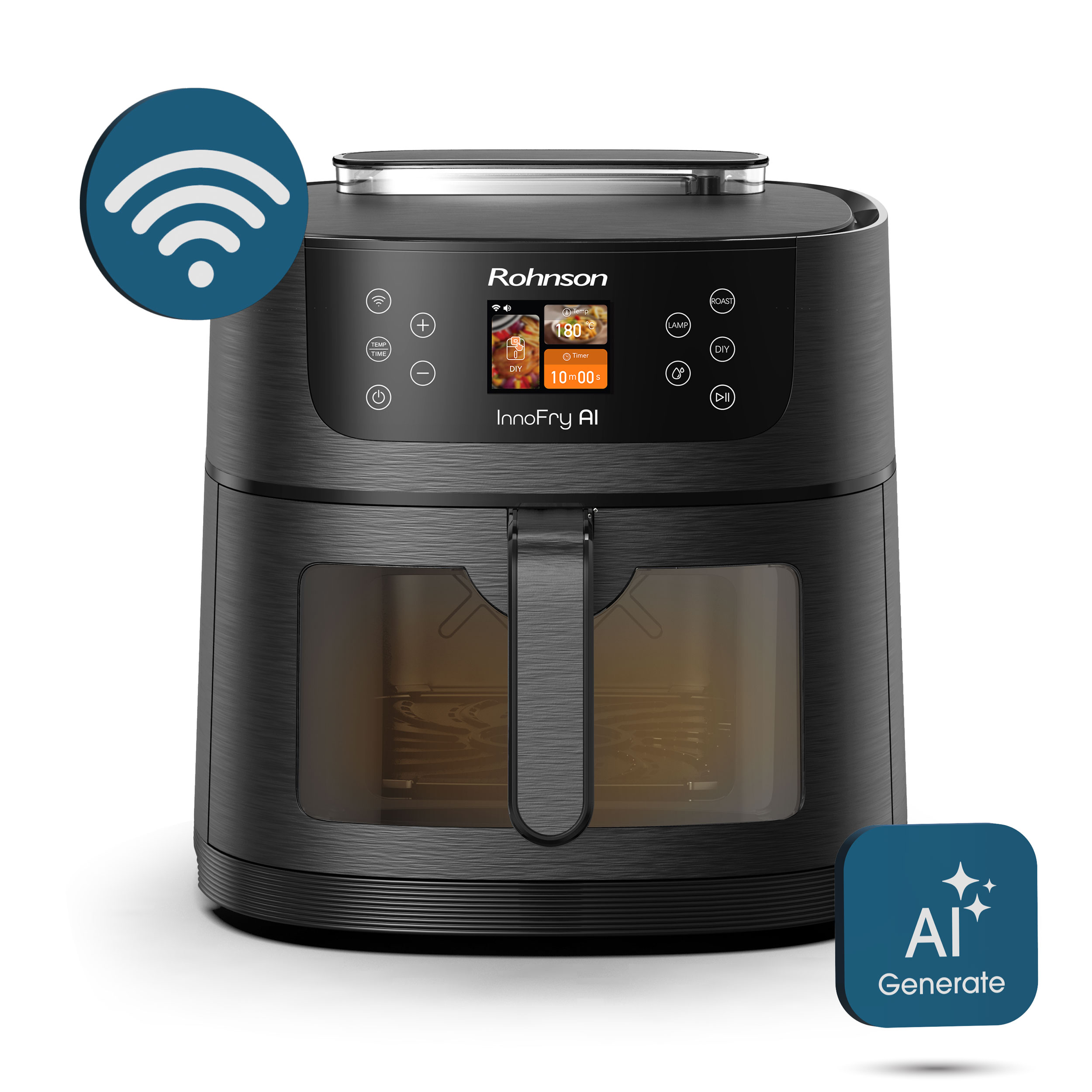 Rohnson Φριτέζα Αέρος InnoFry AI R-2884 8lt 1800W