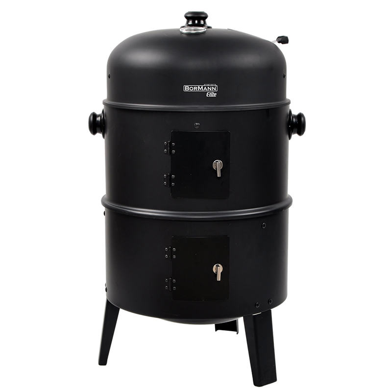 Bormann Elite Ψησταριά Κάρβουνου/Καπνιστήριο BBQ1970 2 σε 1 με Ρόδες