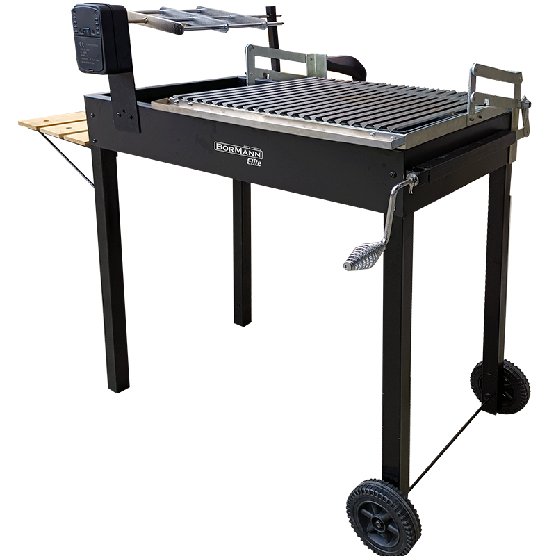 BORMANN ELITE BORMANN Elite BBQ1980 Ψησταριά Ρυθμιζόμενη με Σούβλα Αντικριστού 55x41cm