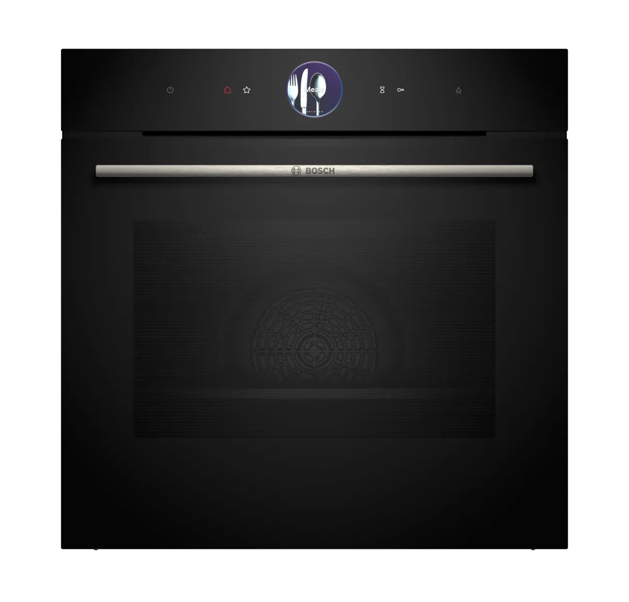 Bosch Εντοιχιζόμενος Φούρνος Ανω Πάγκου HRG7761B1 71lt Μαύρος