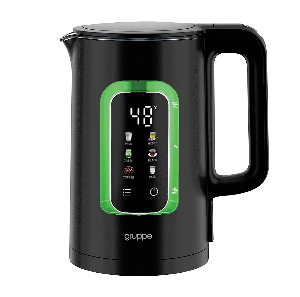 Gruppe Βραστήρας DG-2328-EL 1,5lt 1500W Μαύρος