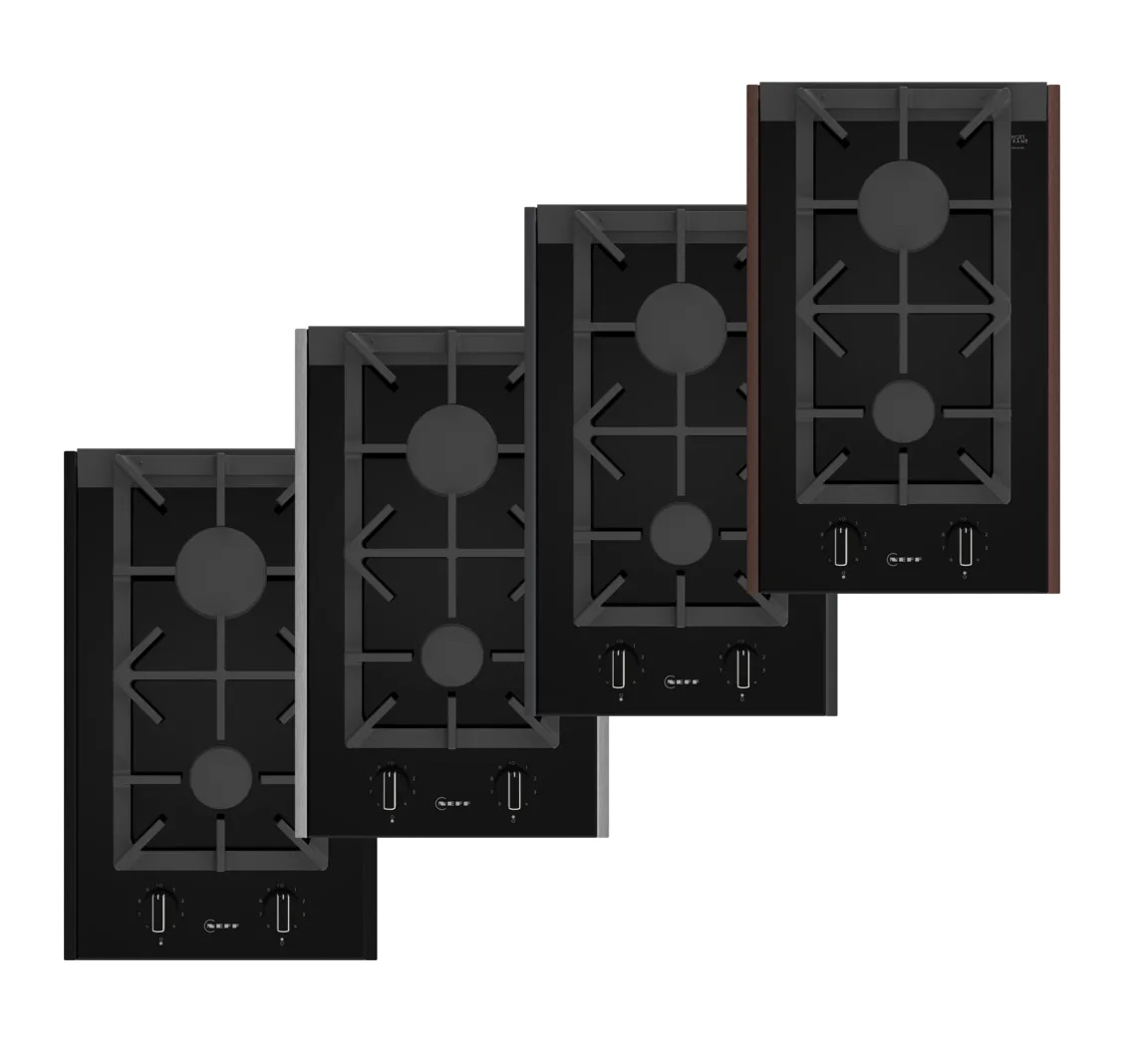 Neff Αυτόνομη Εστία Αερίου N23YS29S0 + Z9802PFDY0 30cm Deep Black