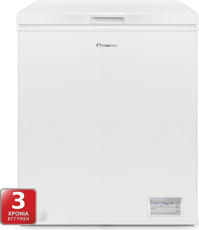 Inventor Καταψύκτης Μπαούλο MDH-145EL 142lt Λευκό