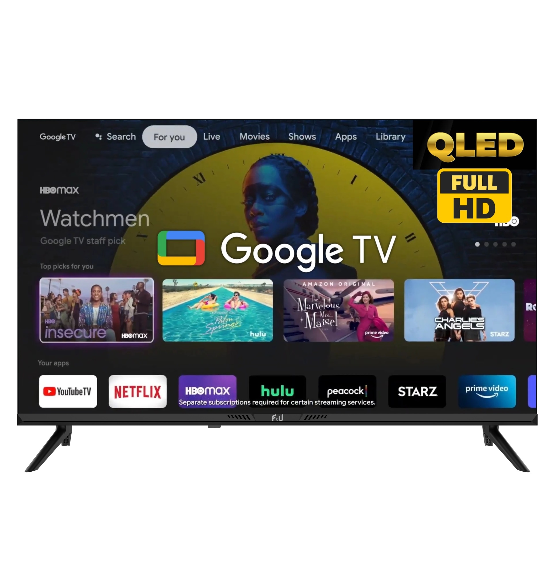 F&U Τηλεόραση Smart FLG32141QL Full HD QLED 32''