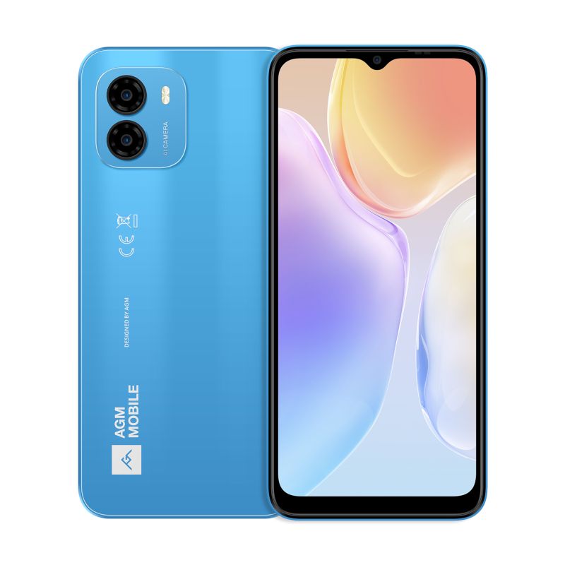 AGM NOTE Ν1 Μπλε Smart κινητό τηλέφωνο 8πύρηνο, Dual SIM και Camera 50MP (8GB/128GB) με Bluetooth, USB, SD, 4G, GPS, 6.52