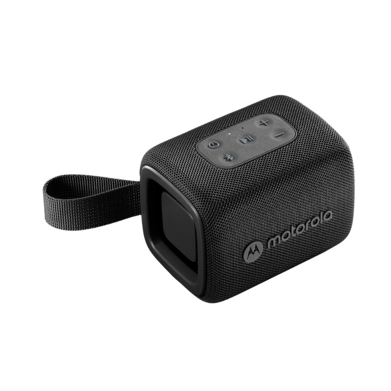 Motorola Φορητό αδιάβροχο ηχείο Rokr 300 Μαύρο Βluetooth με USB Type-C, IP67, Τrue Wireless Link και Qi ασύρματη φόρτιση - 7W