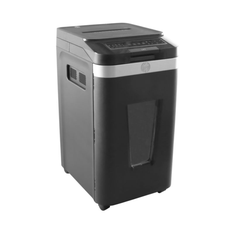HP Καταστροφέας εγγράφων Pro Shredder Auto 400MC - 2823 Μαύρος με συνδετήρες και καρτών Micro Cut P5 - 10 Manual/400 Auto x A4 - 53L