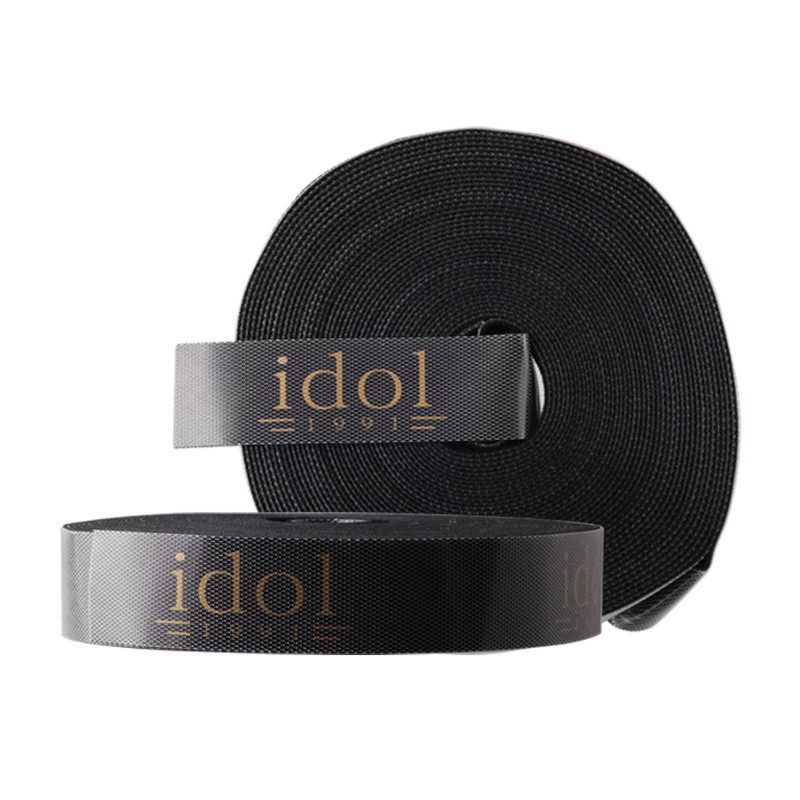 IDOL 1991  Μαύρη Velcro αυτοκόλλητη ταινία (8323973) για οργάνωση καλωδίων 25x1.2mm μήκους 10m