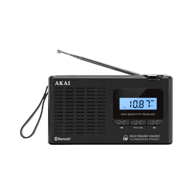 Akai Ραδιόφωνο φορητό APR-600  παγκοσμίου λήψεως με Bluetooth, USB, micro SD, AM/FM και οθόνη