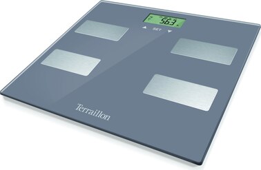 Terraillon Ζυγαριά μπάνιου GR13925 Scan chestnut