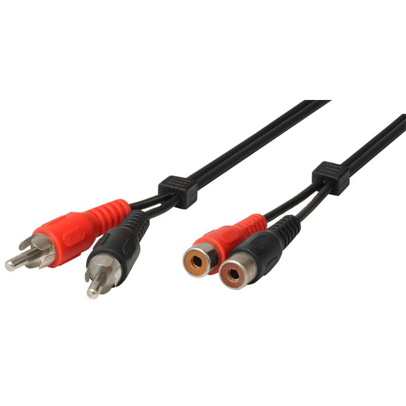 Heitech Καλώδιο προέκτασης 09004021 RCA 1.5 m