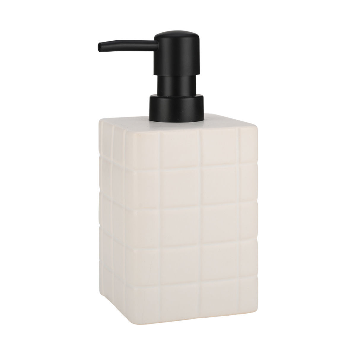 Estia Dispenser TILES κεραμικό 450ml 7.5x15cm ΛΕΥΚΟ