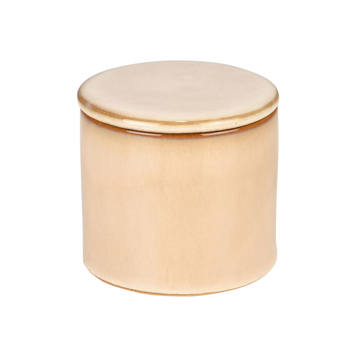 Estia Δοχείο για βαμβάκι SATIN κεραμικό 8.5x8.5x9cm