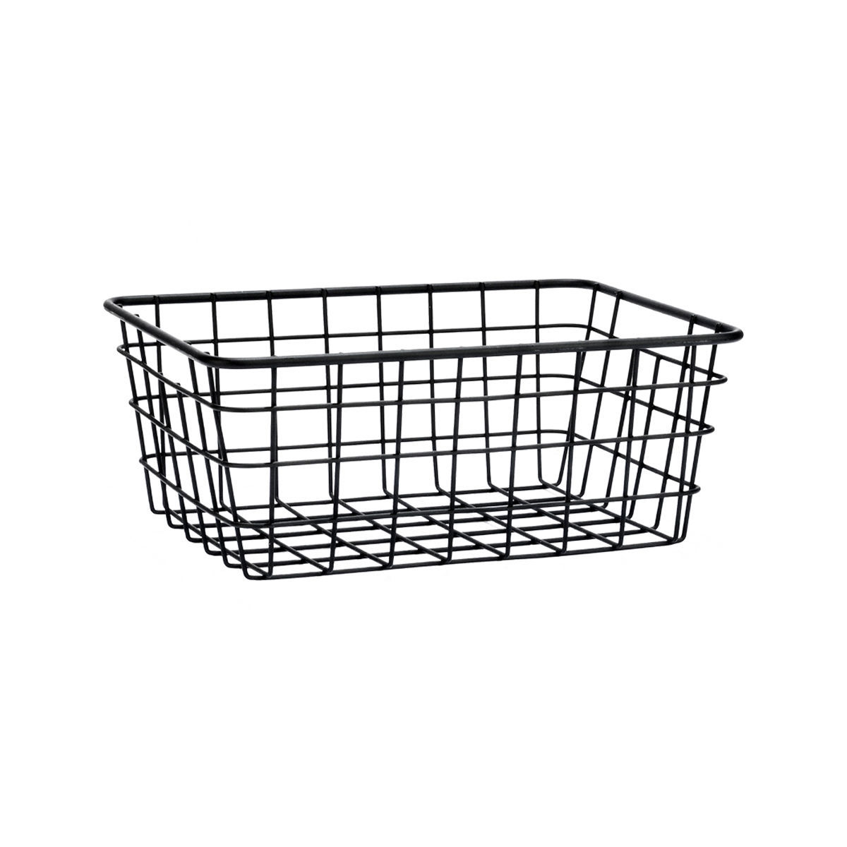 Estia Καλάθι οργάνωσης μεταλλικό 22x16x12cm Μαύρο