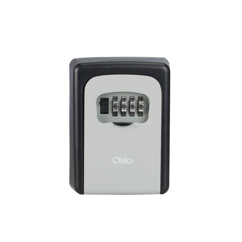 Osio Κλειδοθήκη OSB-3680-BL/GR Μαύρη/Γκρι από αλουμίνιο με συνδυασμό 4 ψηφίων 
