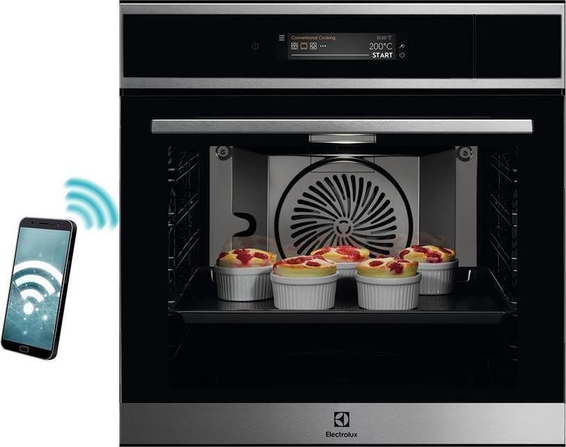 Electrolux Εντοιχιζόμενος Φούρνος Ανω Πάγκου EOA9S31CX 900 SteamPro 70lt Inox