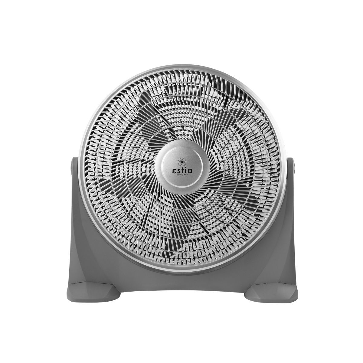 Estia Ανεμιστήρας επιδαπέδιος HURRICANE 50cm 90w Ασημί