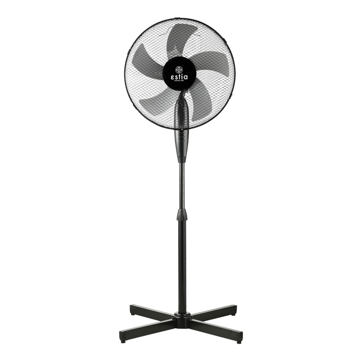 Estia Ανεμιστήρας στάντ επιδαπέδιος AEROPULSE 40cm 50w ΜΑΥΡΟΣ
