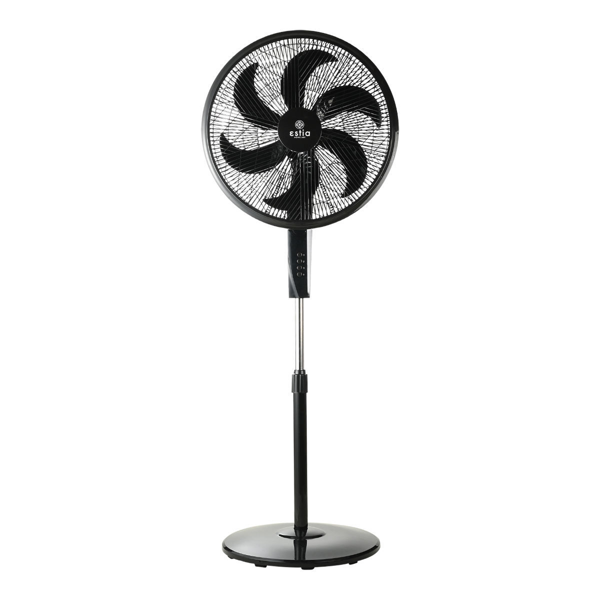Estia Ανεμιστήρας στάντ επιδαπέδιος AITHER 45cm 75w ΜΑΥΡΟΣ