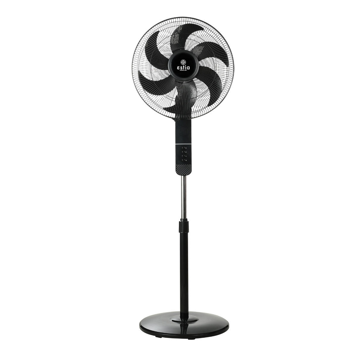 Estia Ανεμιστήρας στάντ επιδαπέδιος BOW 40cm 60w ΜΑΥΡΟΣ