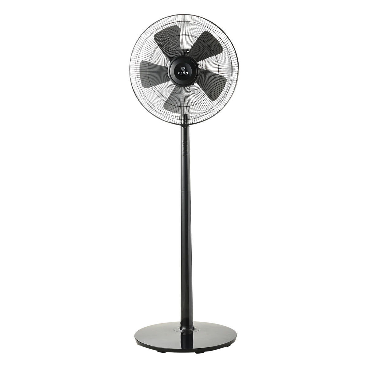 Estia Ανεμιστήρας στάντ επιδαπέδιος LEVANTO 40cm 55w ΜΑΥΡΟΣ