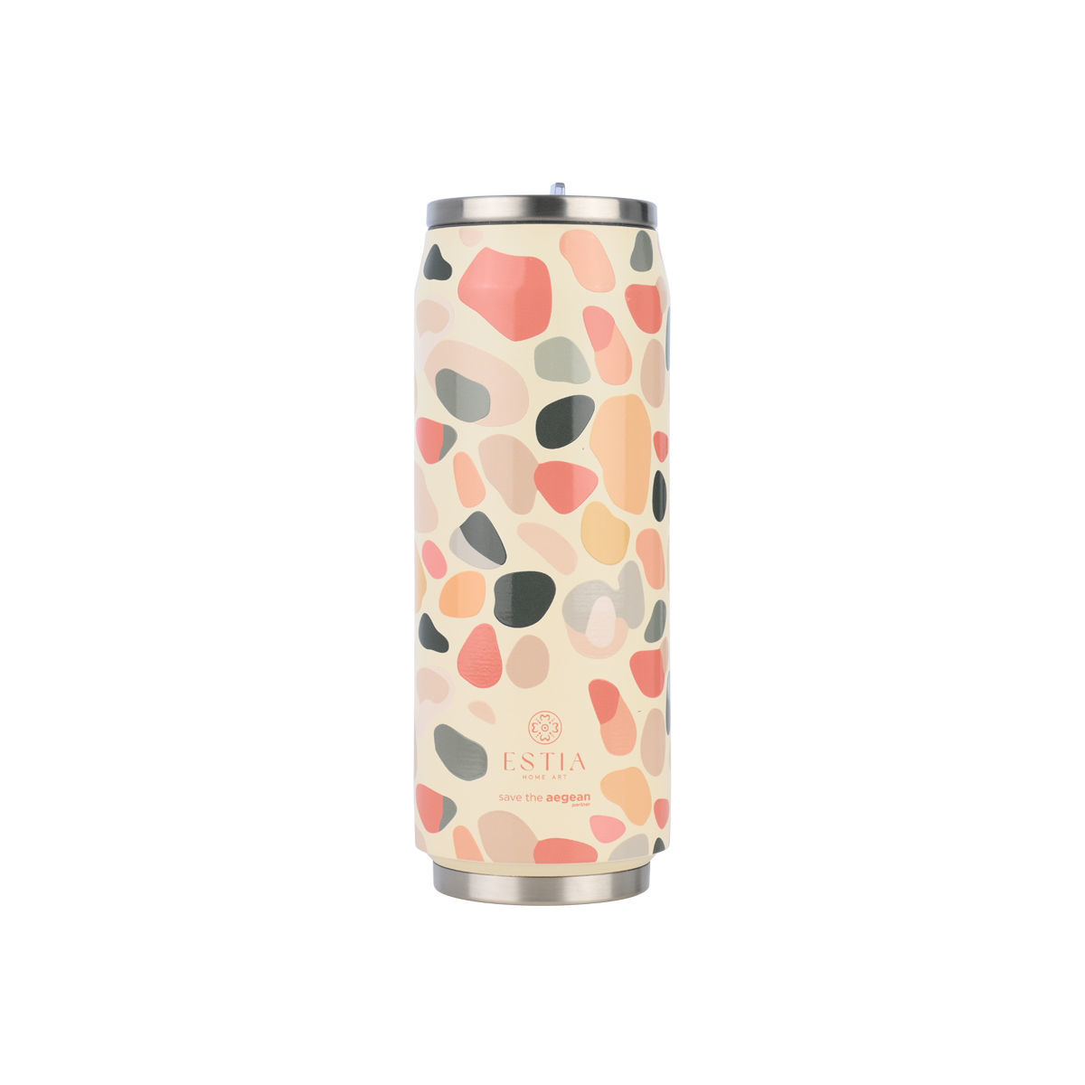 Estia Θερμός Travel Cup Save The Aegean 500ml Hue Pebbles