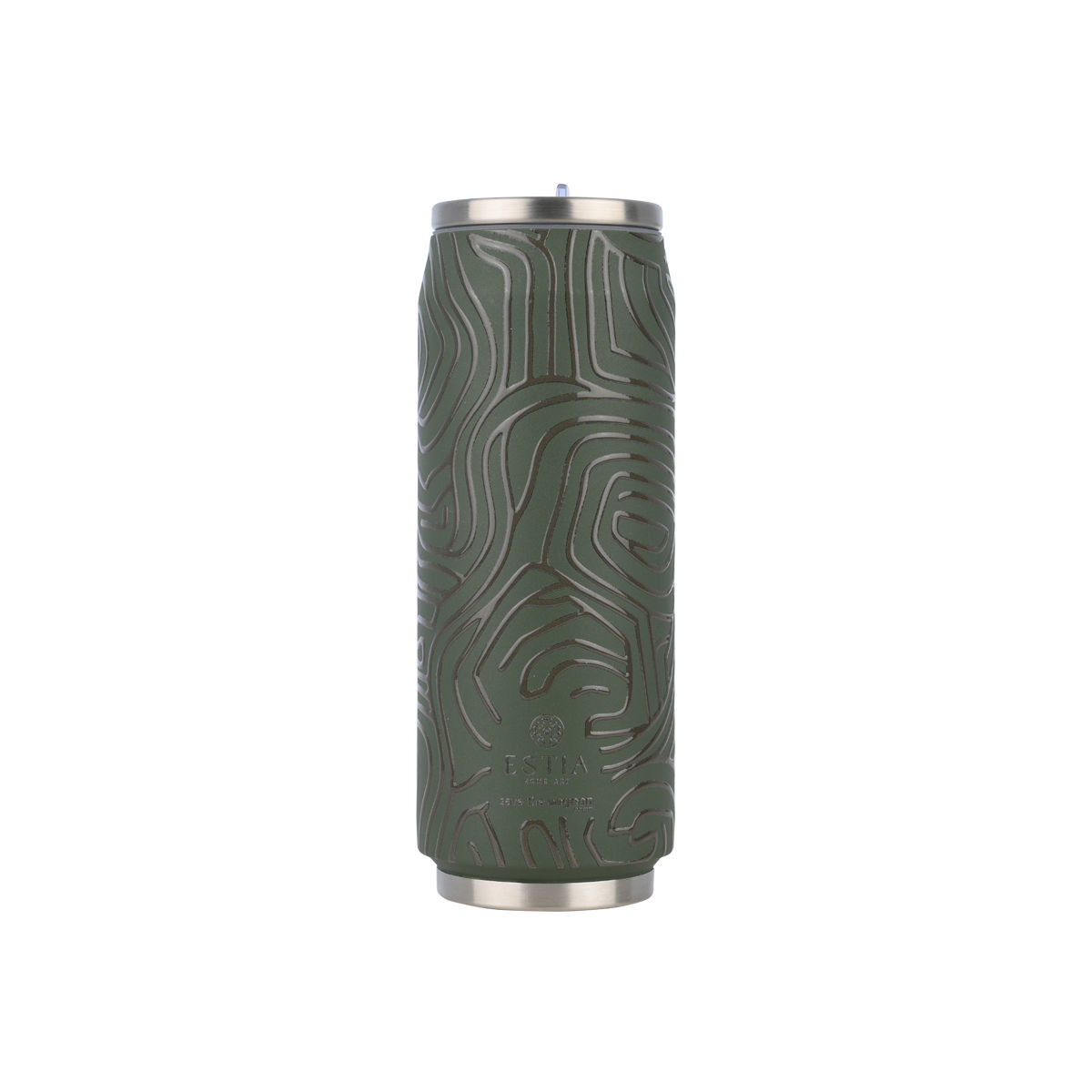 Estia Θερμός Travel Cup Save The Aegean 500ml Olive Flow