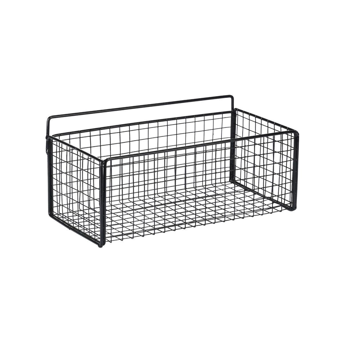 Estia Καλάθι οργάνωσης CAGE κρεμαστό μεταλλικό 36x15x13cm Μαύρο