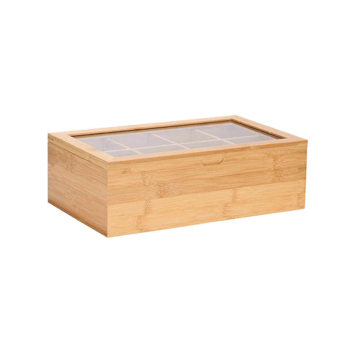 Estia Κουτί αποθήκευσης ΒΑΜΒΟΟ 8 θήκες 31x19x9cm με καπάκι