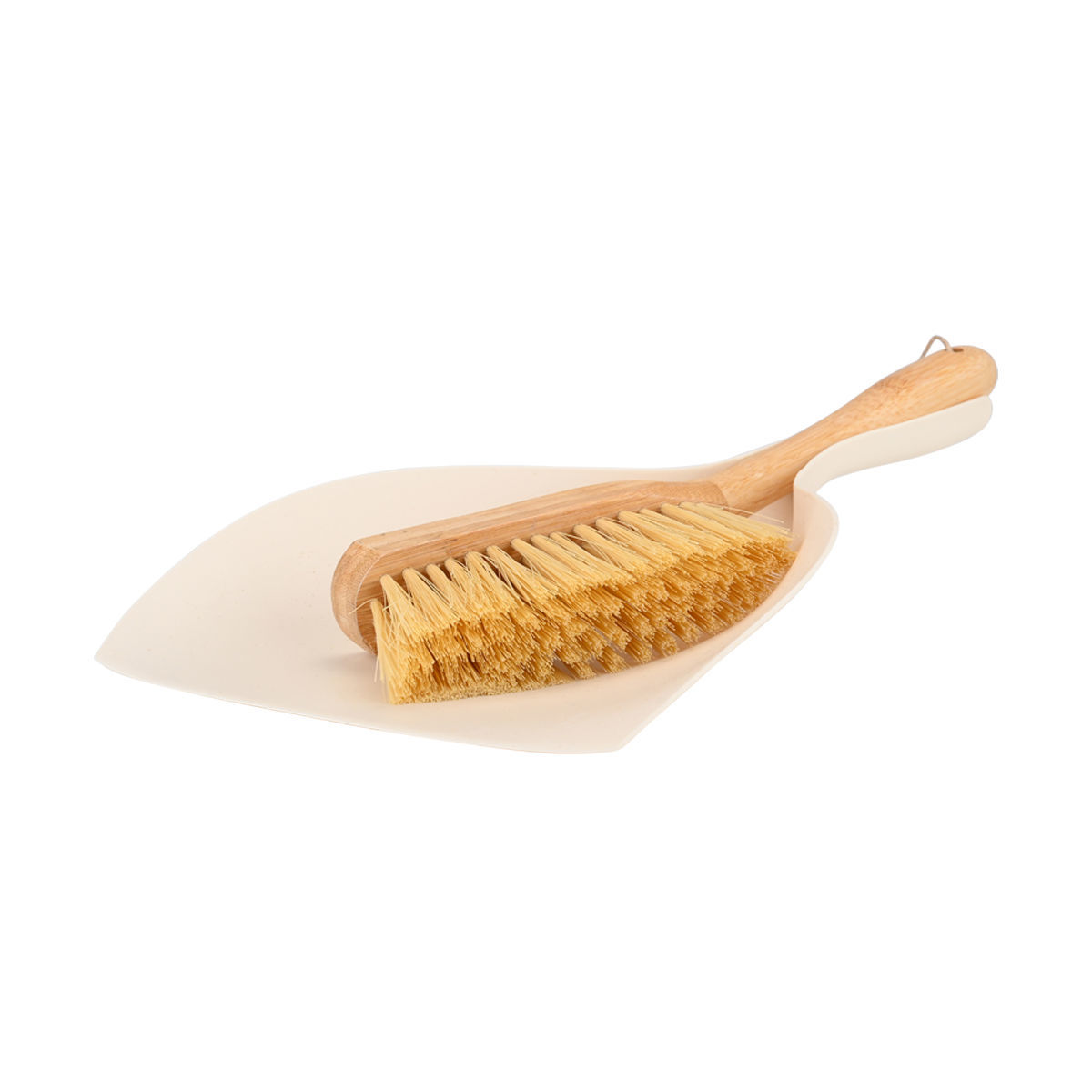 Estia Σκούπα με φαράσι χειρός BAMBOO ESSENTIALS Ivory 36x23x8cm