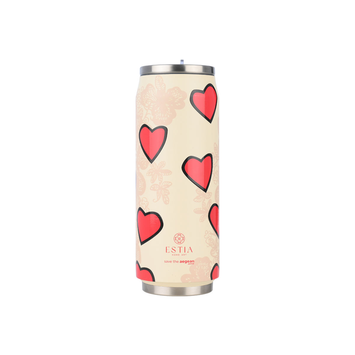 Estia Θερμός Travel Cup Save The Aegean 500ml Tender Lace