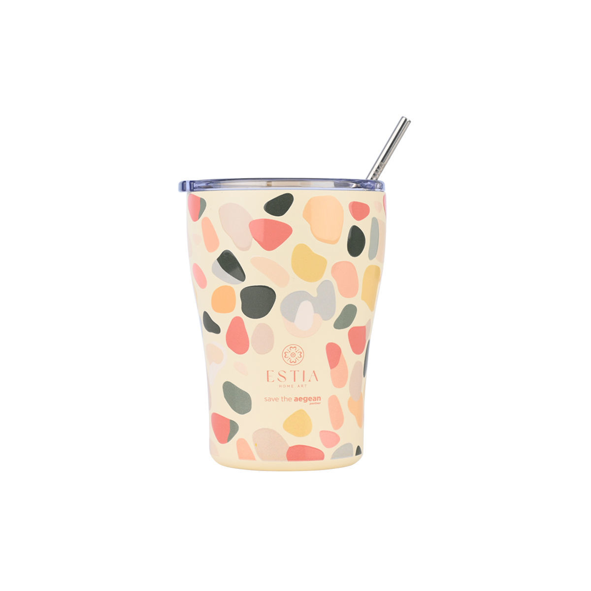 Estia Θερμός Coffee Mug Save The Agean 350ml Hue Pebbles