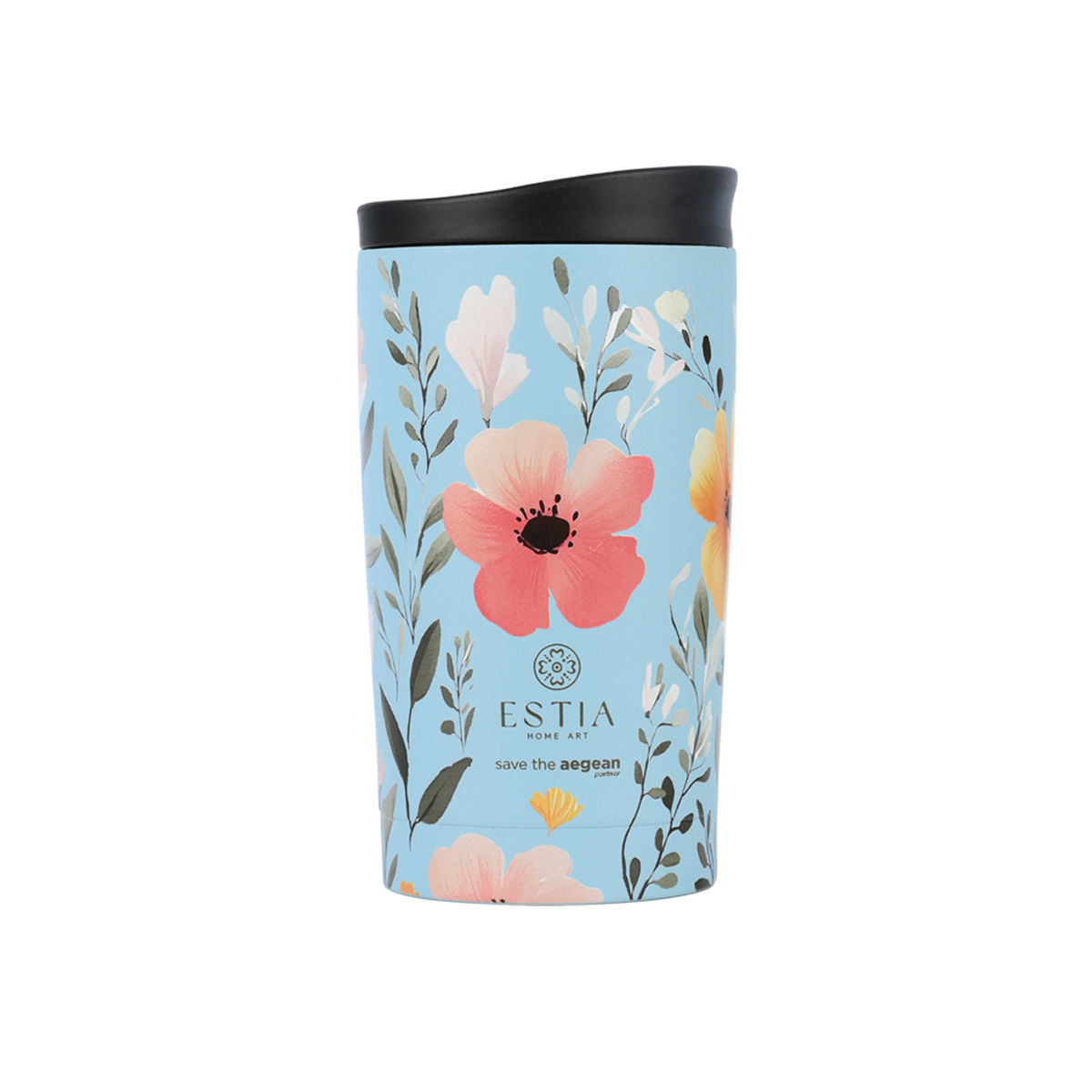 Estia Θερμός Travel Mug Save The Agean 350ml Sky Garden