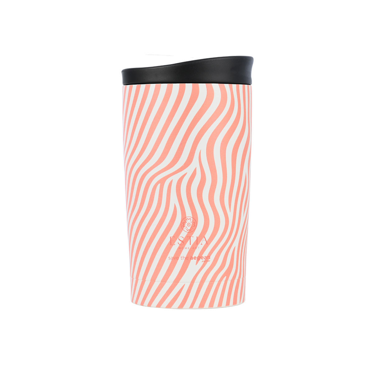 Estia Θερμός Travel Mug Save The Agean 350ml Soft Ripple