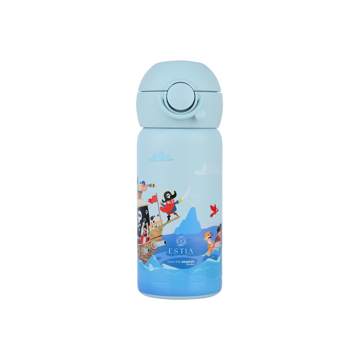 Estia Θερμός παιδικό Wonder Bottle Save The Aegean 350ml Treasure Quest