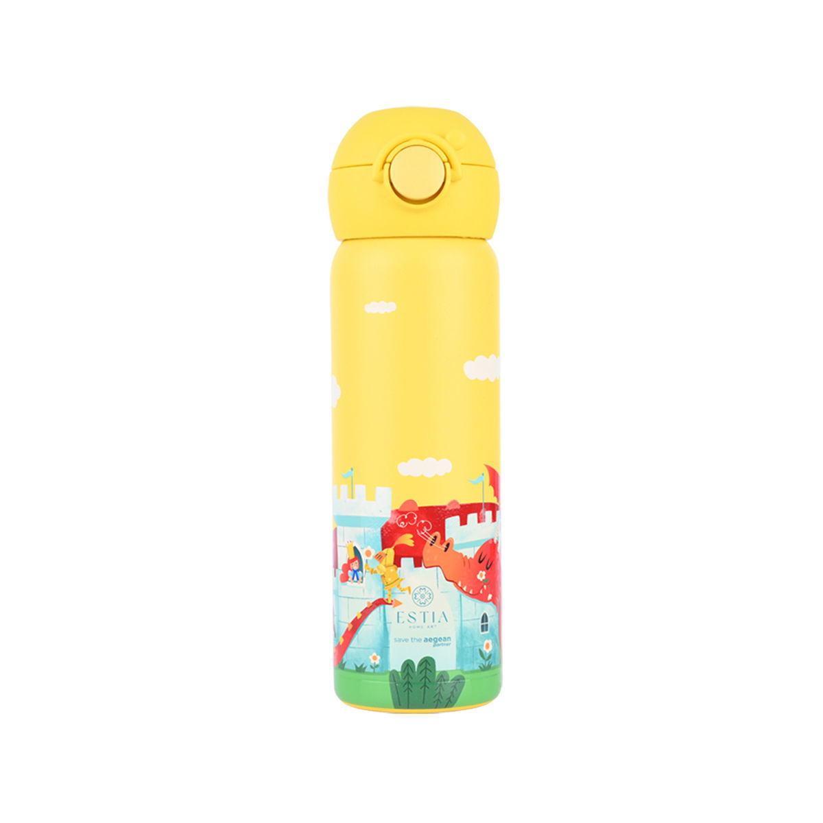 ESTIA ESTIA ΘΕΡΜΟΣ ΠΑΙΔΙΚΟ WONDER BOTTLE SAVE THE AEGEAN 500ml FORTRESS DRAGON