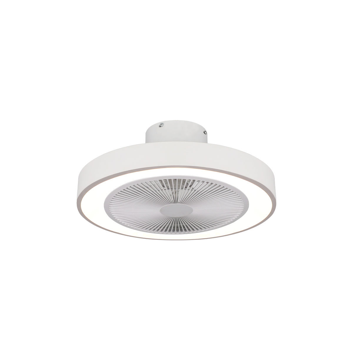Estia Ανεμιστήρας οροφής HALO FLOW 50cm 15w ΜΕ CCT LED φωτισμό 45W & τηλεχειριστήριο Λευκός