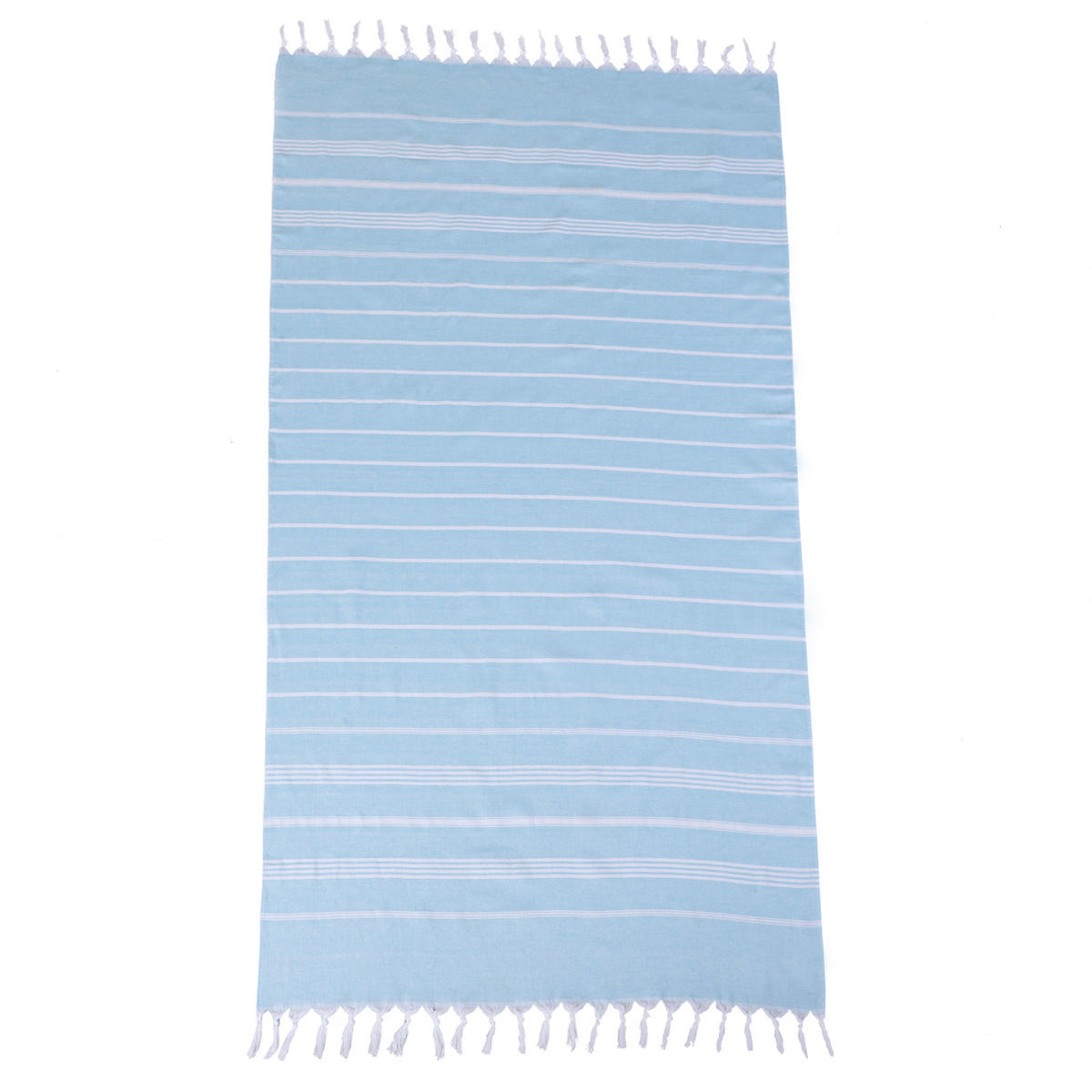Estia Πετσέτα θαλάσσης AZURE STRIPES TIDES βαμβακερή 80x170cm Γαλάζιο