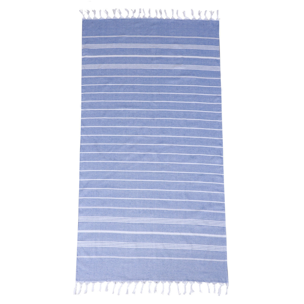 Estia Πετσέτα θαλάσσης NAVY STRIPES βαμβακερή 80x170cm Μπλέ