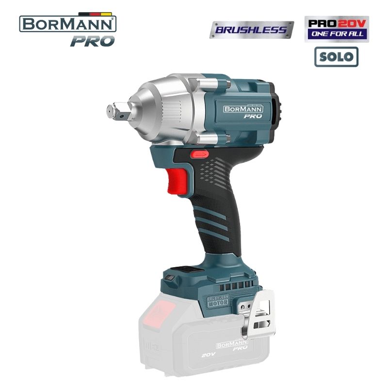 BORMANN Pro BORMANN Po BBP5385 Μπουλονόκλειδο,Brushless Mπαταρίας 20V,Li-Ion,800Nm,0-1400/1900/2400rpm,SOLO