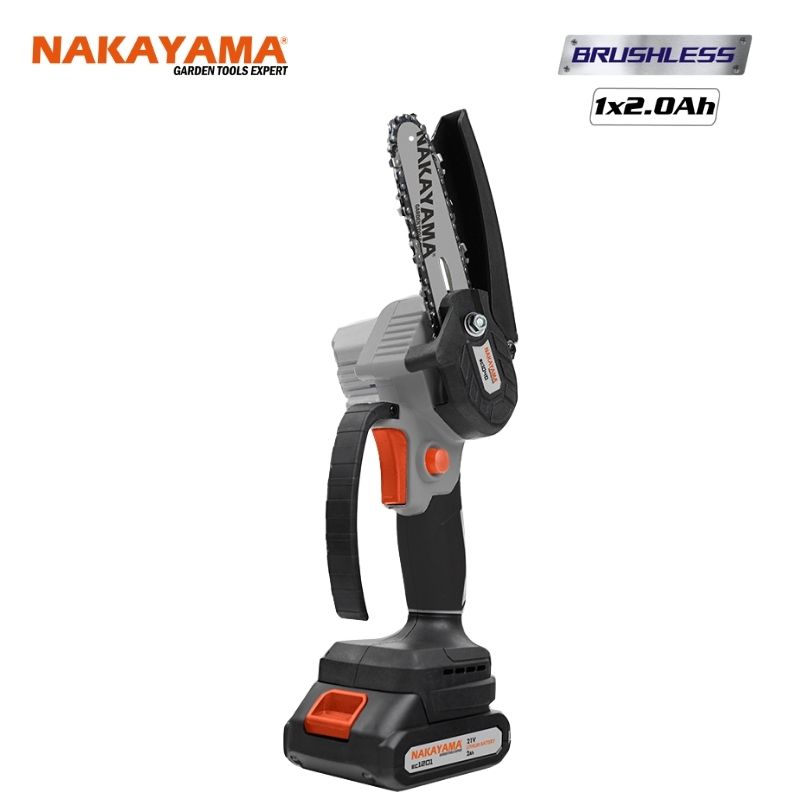 NAKAYAMA NAKAYAMA EC1040 Κλαδευτικό Αλυσοπρίονο Μπαταρίας 21V Brushless,Λάμα 10cm,825gr,1x2Ah Li-Ion, Βαλίτσα