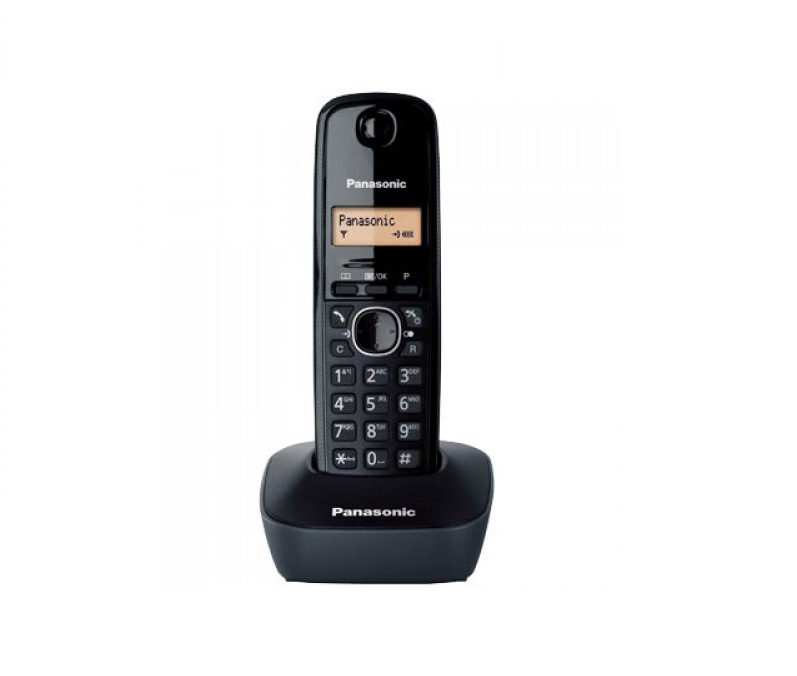 Panasonic Ασύρματο Τηλέφωνο KX-TG1611GRH (Black) 
