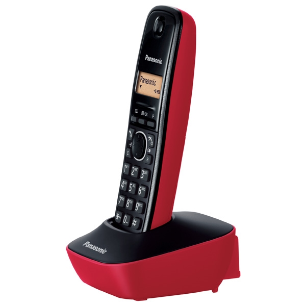 Panasonic Ασύρματο Τηλέφωνο KX-TG1611GRR (Red)