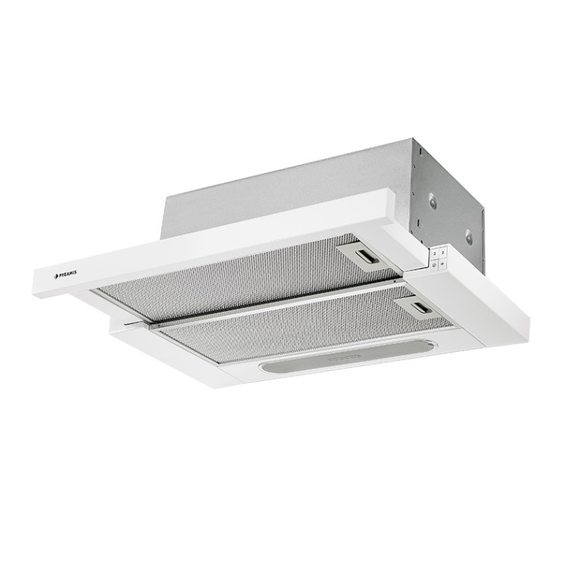 Pyramis Απορροφητήρας Συρόμενος Essential Turbo 60cm (Λευκός) 065017302