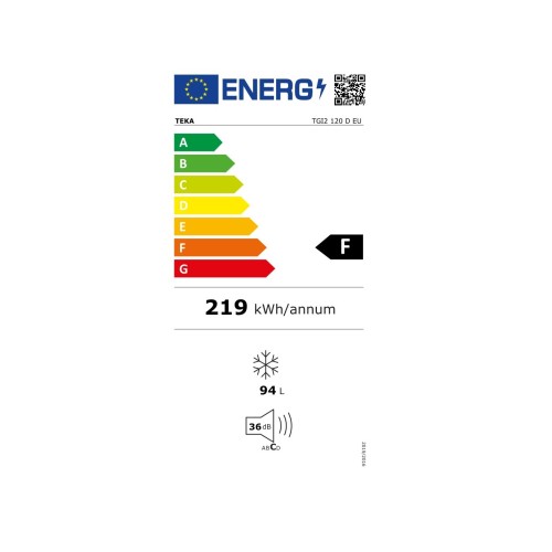 Teka Καταψύκτης Εντοιχιζόμενος TGI2 120 D