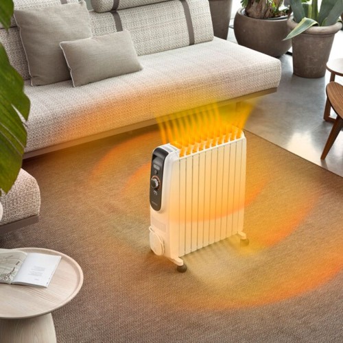 Delonghi Καλοριφέρ Λαδιού TRD51025 Dragon EasyTronic με 10 Φέτες 2500W