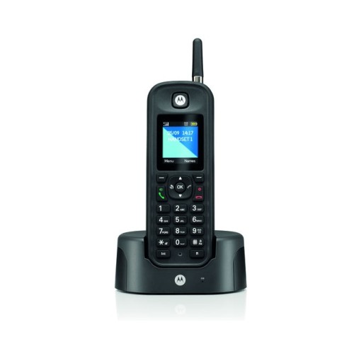 Motorola Αδιάβροχο Ασύρματο Τηλέφωνο O-201 Black 14587-9267