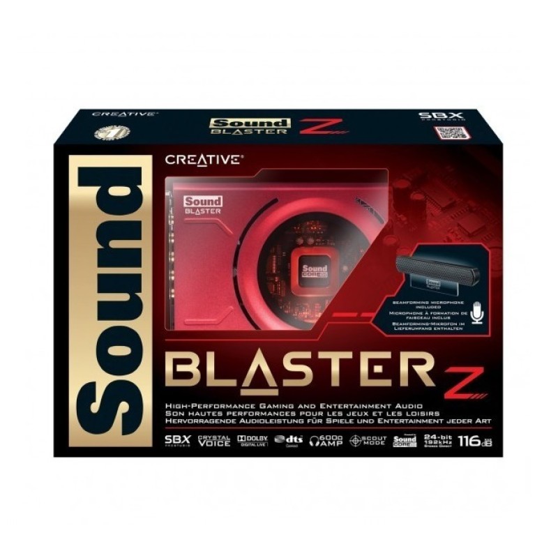 Creative Εξωτερική κάρτα ήχου Sound Blaster Z (70SB150000001)