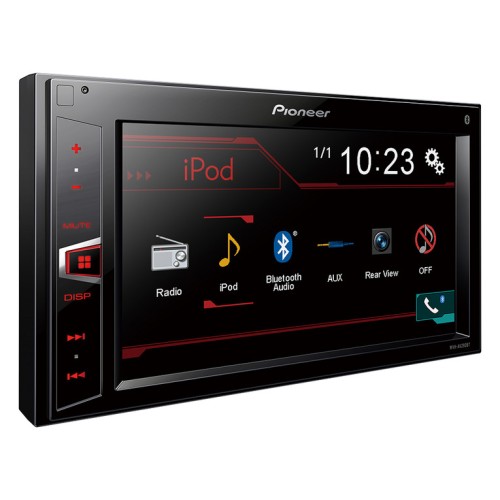 Pioneer Car Audio MVH-AV290BT 2-DIN Mechaless Οθόνη Multimedia 6,2'' Bluetooth